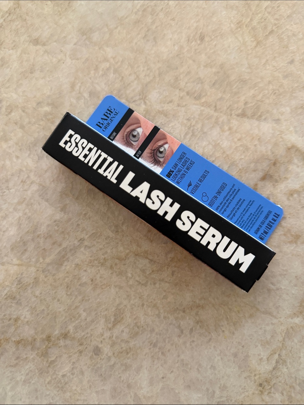 New babe original Essential Lash Serum biotin infused